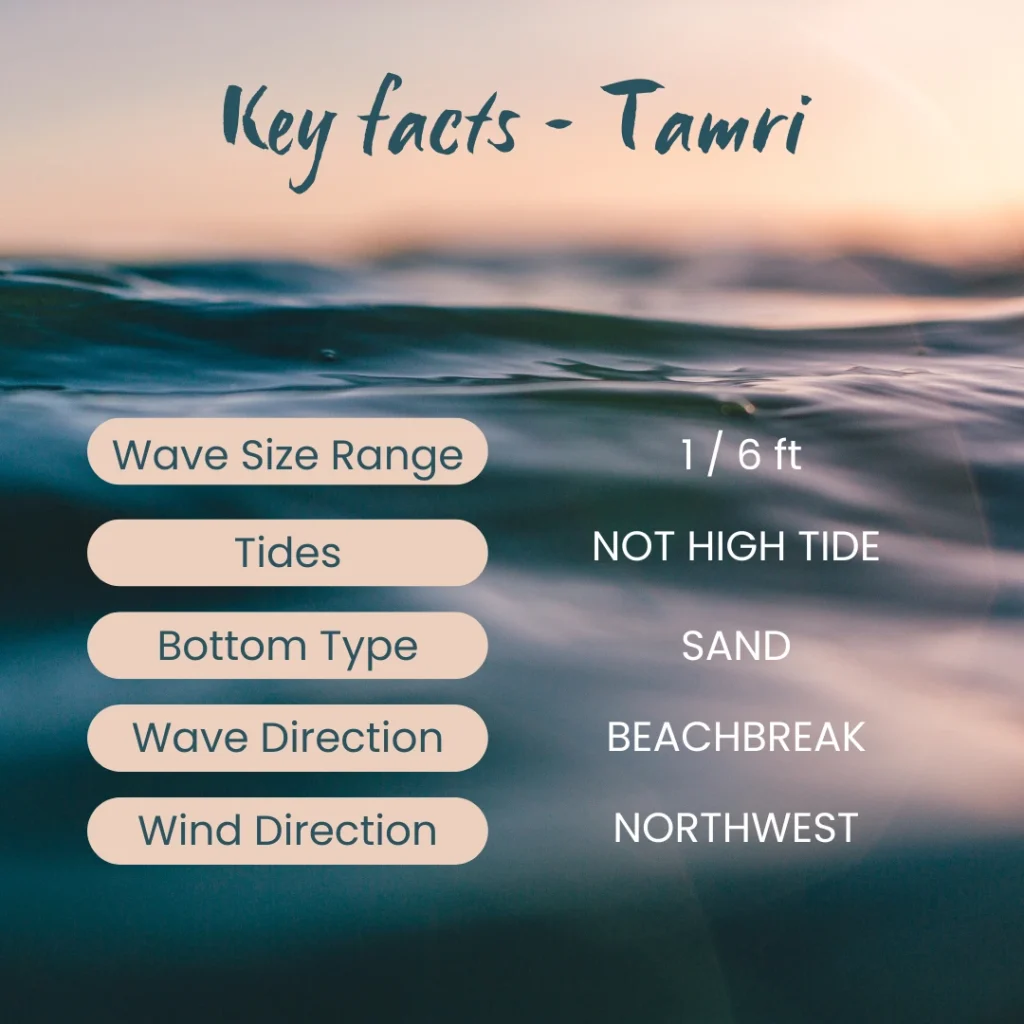 Description Surfspot Tamri Morocco