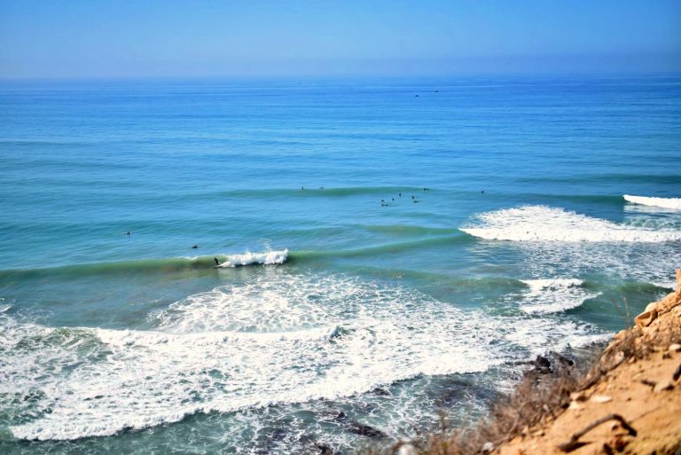Surfer at Killer Point Morocco