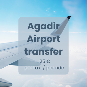 Shuttle service for Poki Surf Morocco guests
