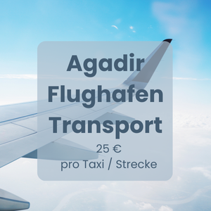 Flughafentransfer für Gäste von Poki Surf Morocco