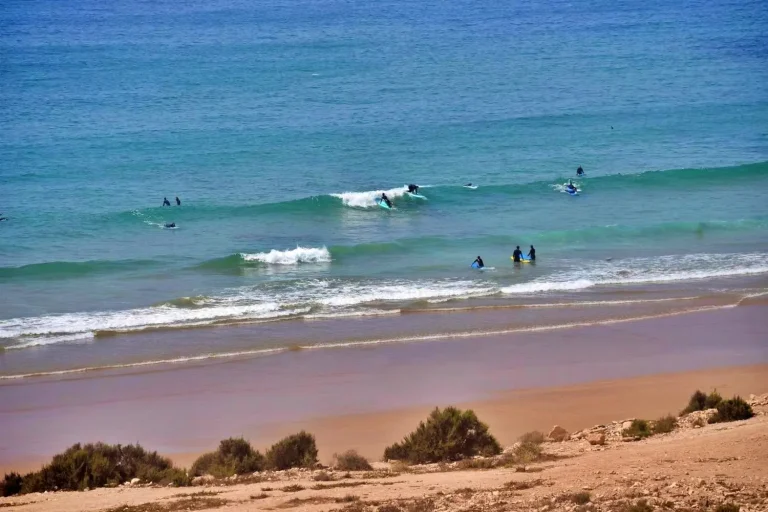 Surf spot mystery in Taghazout Morocco